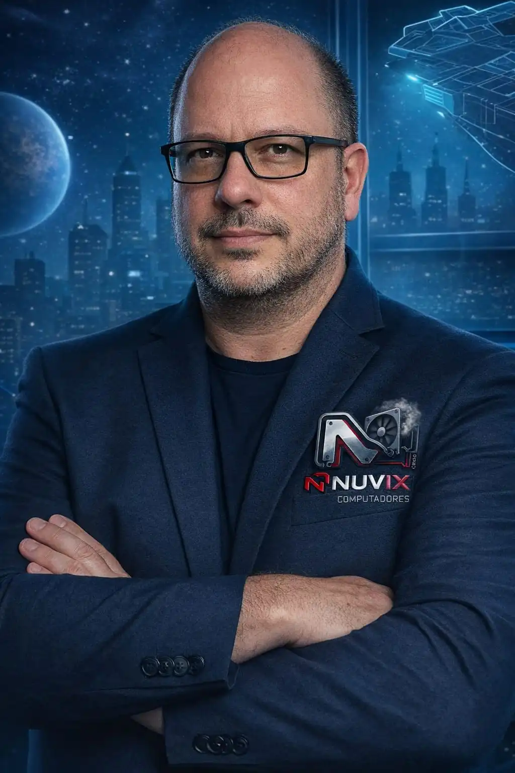 André Braga, técnico responsável pela Nuvix Computadores